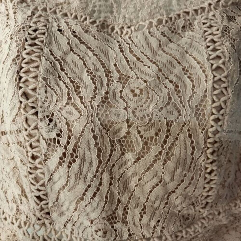 Xhilaration Dusty Rose Pink Lace Crop Top Size XXS - Picture 3 of 10